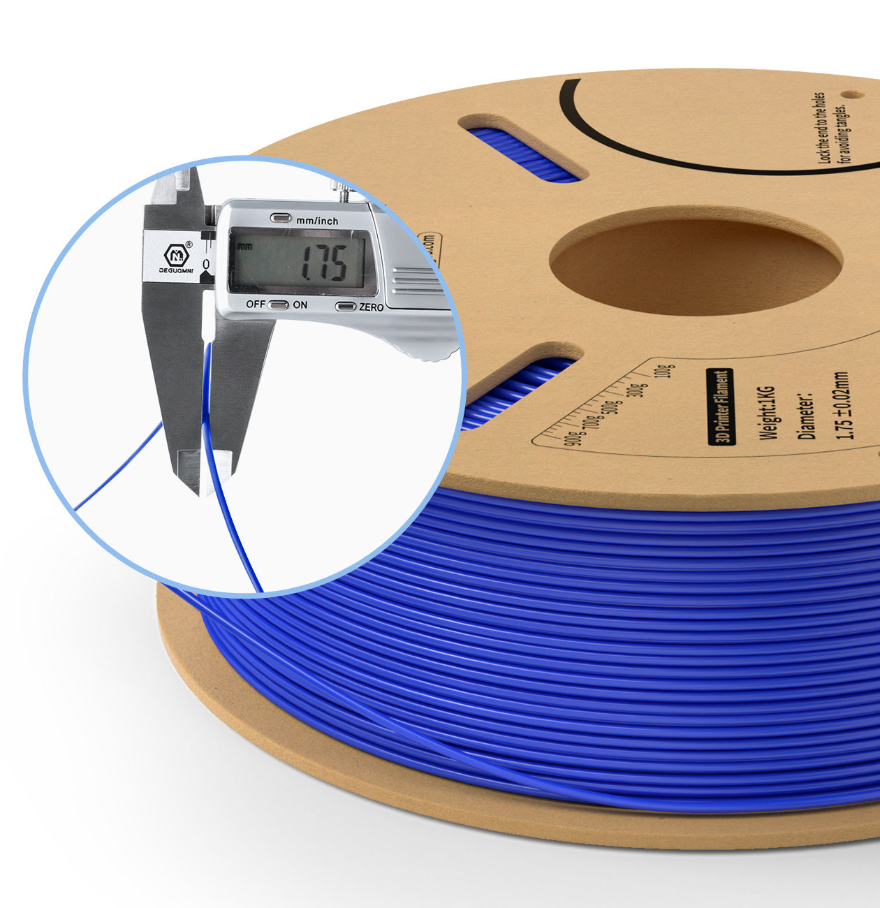 Pack 5 bobines de filament PLA Elegoo 1.75mm — 5 kg