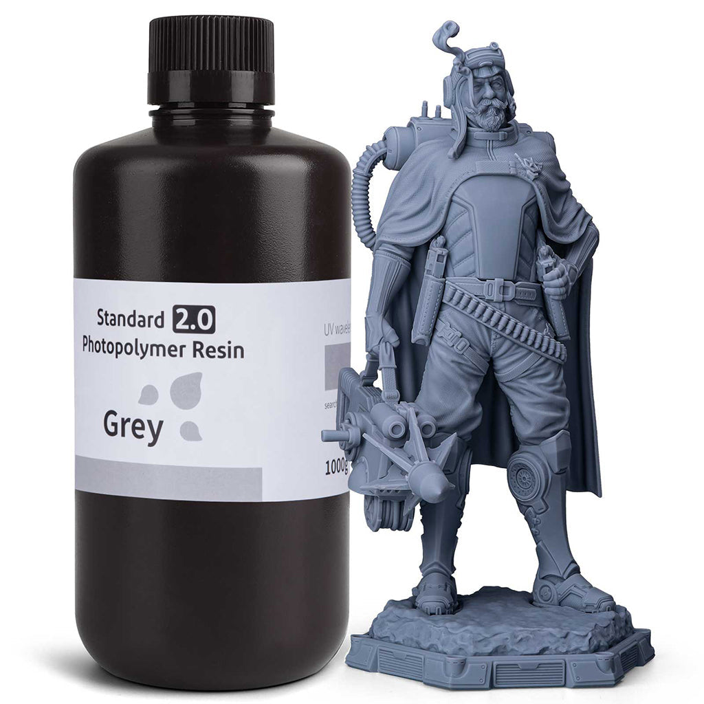 ELEGOO Résine Standard Photopolymère 405nm V2.0 Haute Précision Impression 3D LCD