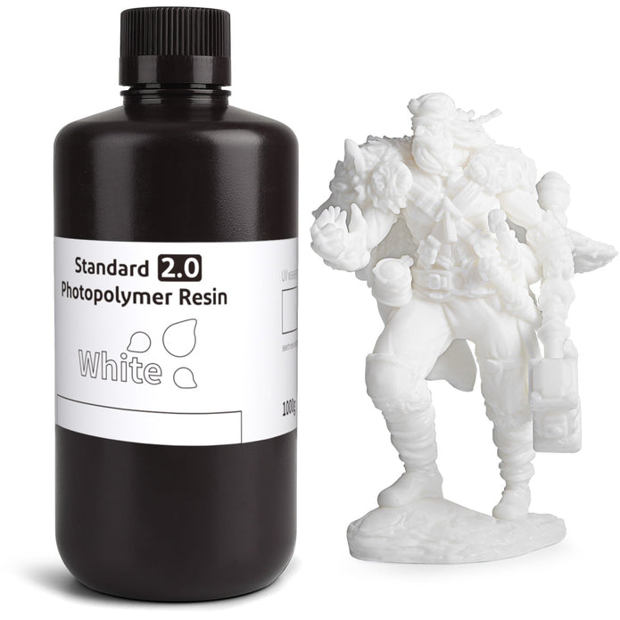 ELEGOO Résine Standard Photopolymère 405nm V2.0 Haute Précision Impression 3D LCD